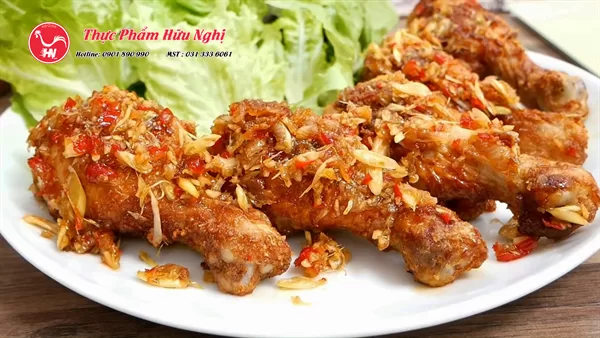 Biến Đùi Gà Tỏi Chiên Mắm