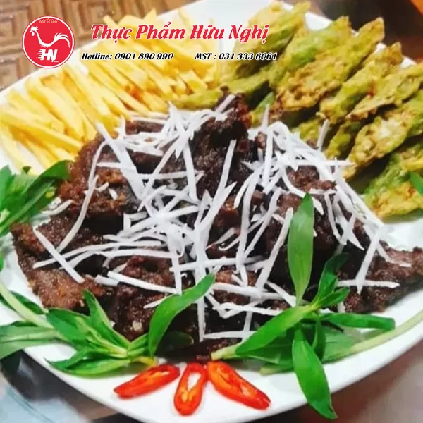 Thịt vụn trâu chiên giòn