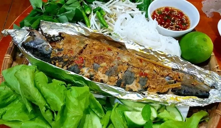 món cá saba nướng