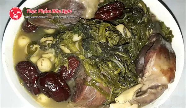 tim heo hầm ngải cứu 1