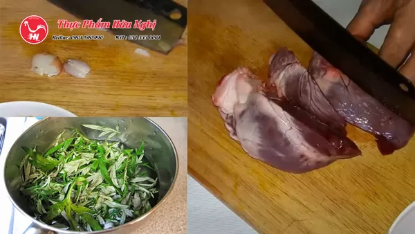 tim heo hầm ngải cứu 5