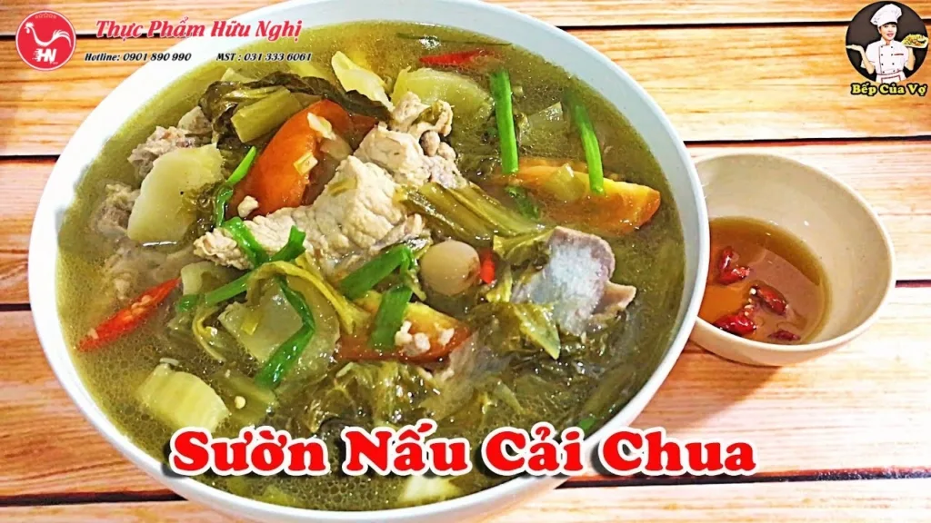 Canh Sườn Non Nấu Cải Chua 2024 2 2