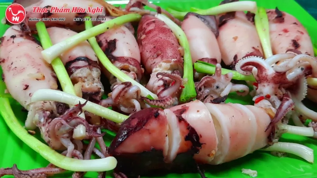 Mực Trứng Hấp Hành Gừng 59