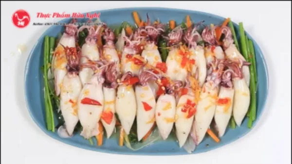 Mực Trứng Hấp Hành Gừng 852