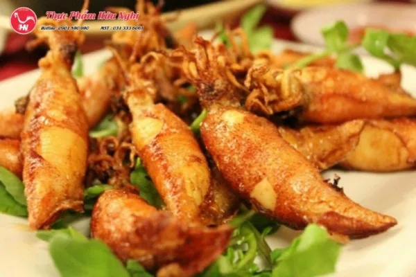mực trứng cháy tỏi 2