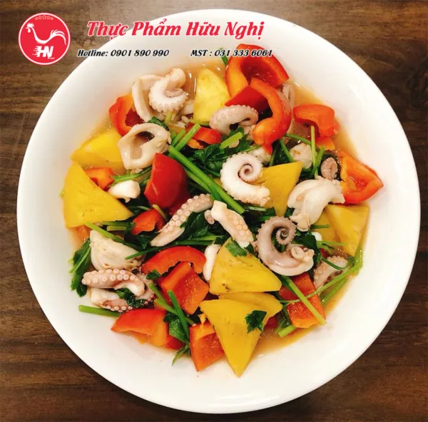 bạch tuộc xào thập cẩm 2024