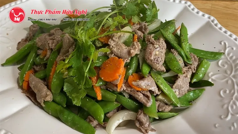 đậu hà lan xào thịt bò 2024