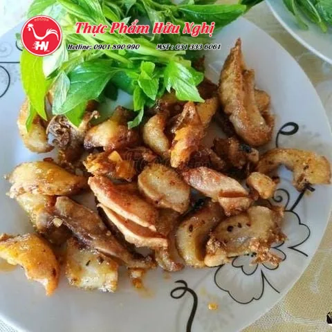 Gân Cá Ngừ xào sả ớt ng