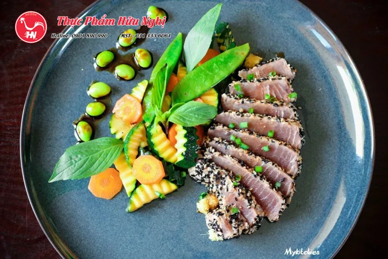 Steak cá Ngừ sốt teriyaki g