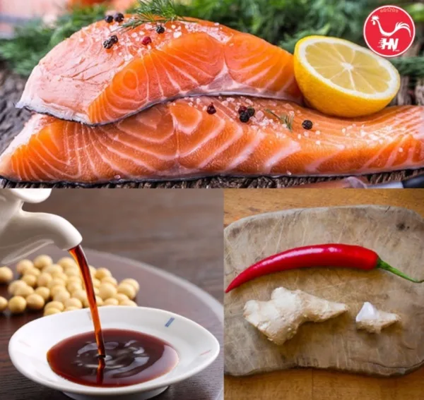 Cá Hồi Fillet hấp xì dầu 6
