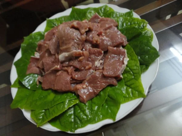 Thịt trâu cuốn lá lốt nướng - thơm ngon ault dx