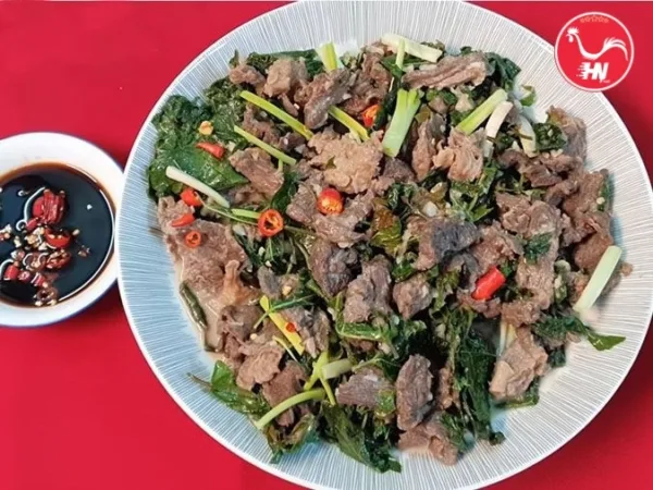 lá cách và thịt bò ng (1s)