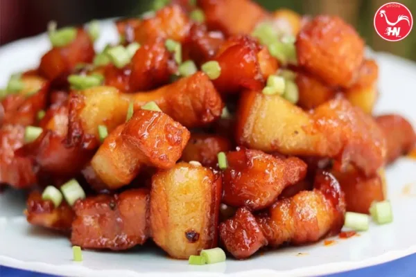 Thịt vai heo rang mặn ngọt 2