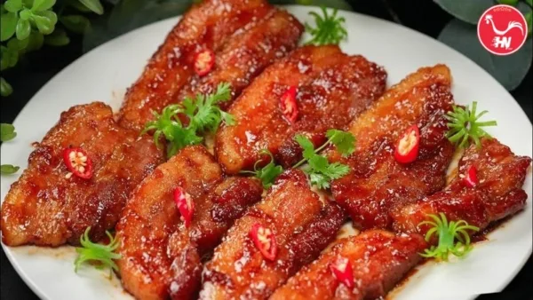 Thịt vai heo rang mặn ngọt 3