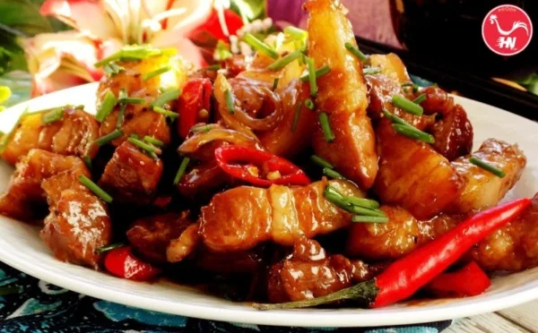 Thịt vai heo rang mặn ngọt 5
